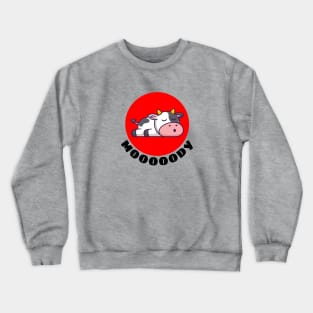 Moody Cow | Cow Pun Crewneck Sweatshirt